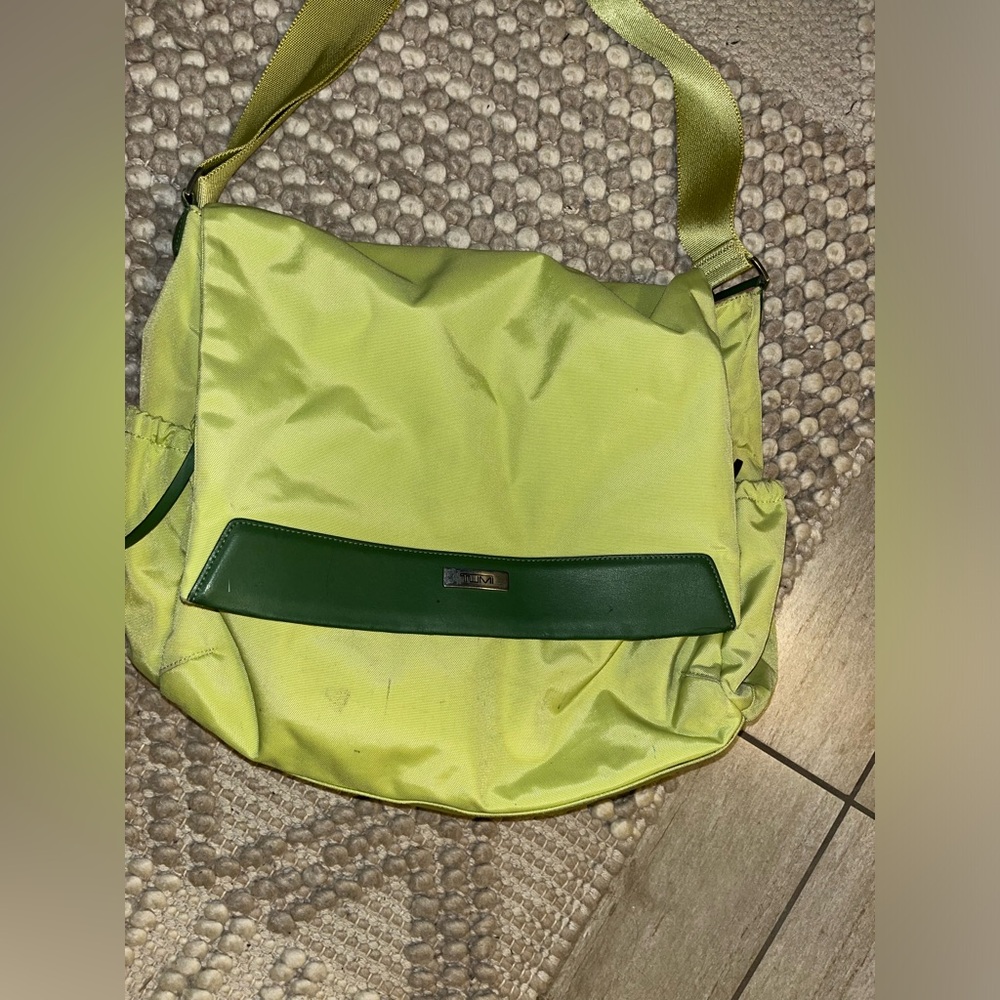 TUMI LIME GREEN LAPTOP BAG - Picture 2 of 7